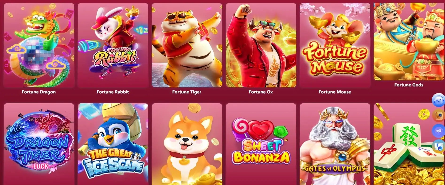 login oppatoto featured game showcase